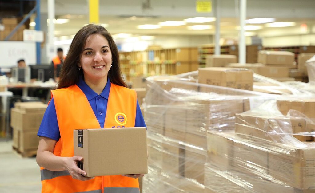 sustainable ecommerce fulfillment warehouse